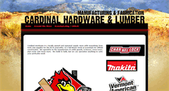 Desktop Screenshot of cardinalhardware.net